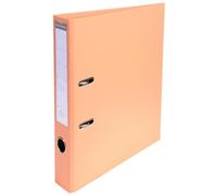 Exacompta - Réf. 53505E - Carton de 10 classeurs à levier A4 Prem'Touch - Dos de 50 mm - Mécanique 55 mm - Dimensions extérieures : 32 x 29 x 5 cm - Format à classer A4 - Saumon