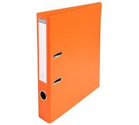 Exacompta - Réf. 53544E - 1 Classeur à levier A4 Prem'Touch - Dos de 50 mm - Mécanique 55 mm - Dimensions extérieures : 32 x 29 x 5 cm - Format à classer A4 - Coloris : Orange