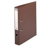 Exacompta - Réf. 53546E - 1 Classeur à levier A4 Prem'Touch - Dos de 50 mm - Mécanique 55 mm - Dimensions extérieures : 32 x 29 x 5 cm - Format à classer A4 - Coloris : Marron