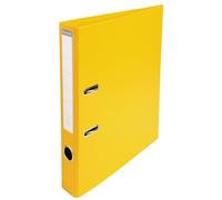 Exacompta - Réf. 53549E - Carton de 10 classeurs à levier A4 Prem'Touch - Dos de 50 mm - Mécanique 55 mm - Dimensions extérieures : 32 x 29 x 5 cm - Format à classer A4 - Jaune
