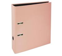 Exacompta - Réf. 53567E - Carton de 10 classeurs à levier A4 Prem'Touch AQUAREL - Dos de 80 mm - Mécanique 80 mm - Dimensions extérieures : 32 x 28,5 x 8 cm - Format à classer A4 - Corail