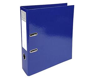 Exacompta - Réf. 53622E - Carton de 10 classeurs à levier A4 Prem'Touch IDERAMA - Dos de 70 mm - Méanique 75 mm - Dimensions extérieures : 32 x 30 x 7 cm - Format à classer A4 - Bleu foncé