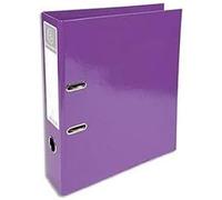 Exacompta - Réf. 53626E - 1 Classeur à levier A4 Prem'Touch IDERAMA - Dos de 70 mm - Mécanique 75 mm - Dimensions extérieures : 32 x 30 x 7 cm - Format à classer A4 - Coloris : Violet