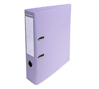 Exacompta - Réf. 53707E - 1 classeur à levier A4 Prem'Touch - Dos de 70 mm - Mécanique 75 mm - Dimensions extérieures : 32 x 29 x 7 cm - Format à classer A4 - Coloris : Lilas