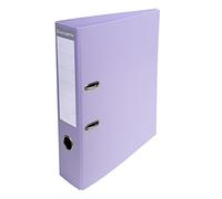 Exacompta Classeur à levier PVC A4 53707E – Dos 70 mm – Lilas