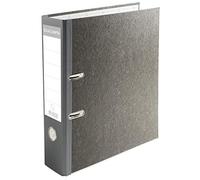 Exacompta - Réf. 53710E - Carton de 20 classeurs à levier papier marbré - dos de 70 mm - mécanique 75 mm - dim extérieures 32 x 29 x 7 cm - format à classer A4 - Coloris gris