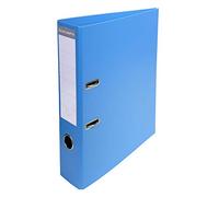 Exacompta 53742E Set de 10 Classeurs à levier PremTouch en PVC format 32x29 cm Bleu G