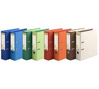 Exacompta Classeur à levier A4 Forever - Carton 100% recyclé et recyclable - Dos 8 cm - Assortis