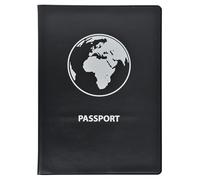 Exacompta - Ref. 5404E - Paquet de 10 étuis de Protection RFID Hidentity Passeport en PVC opaque - Protection de données personnelles - Anti-piratage - Format à Classer : 9x12,8 cm - Coloris noir