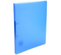 Exacompta - Réf. 54152E - Carton de 25 classeurs souples translucide Chromaline - 2 anneaux ronds diamètre 15 mm - Dos 20 mm - Dimensions extérieures : 32x25 cm - Format à classer A4 - Bleu