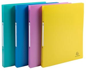 Exacompta - Réf. 54190E - Carton 20 classeurs Forever Young - 2 anneaux ronds diamètre 15 mm - Dos 20 mm - Dimensions extérieures : 32 x 25 cm - Format à classer A4 - Assortis