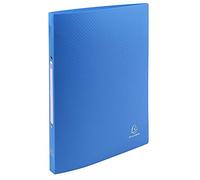 Exacompta - réf. 54192E - 1 Classeur souple avec étiquette OPAK - 2 anneaux ronds diamètre 15 mm - Dos 20 mm - Dimensions extérieures : 32 x 25 cm - Format à classer A4 - Coloris : bleu clair