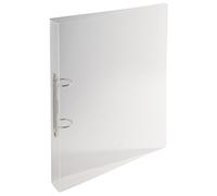Exacompta - Réf. 54342E - 1 Classeur semi-rigide en PP Crystal - 2 anneaux ronds diamètre 30 mm - Dos 40 mm - Dimensions extérieures : 32 x 26,8 cm - Format à classer A4 Maxi - Coloris : cristal