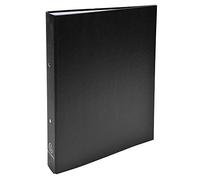 Exacompta - réf. 54371E - Carton de 20 classeurs rigides rembordés PP - 2 anneaux ronds diamètre 30 mm - Dos 40 mm - Dimensions extérieures : 32 x 26 cm - Format à classer A4 - Coloris : noir