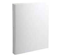Exacompta Classeur rembordé PP 54388E – 2 anneaux Ø25 mm – Dos 40 mm – A4 – Blanc – Carton de 10