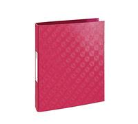 Lot de 10 - EXACOMPTA Classeur rigide 2 anneaux 30mm 1928 - A4 - Framboise