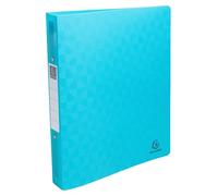 Exacompta - Réf. 54930E - Carton de 12 classeurs semi-rigides Pop'N Co - PP recyclé - 2 anneaux ronds - dos 40 mm - Format extérieur : 32x26,8 cm - Format à classer A4 Maxi - 4 couleurs assorties