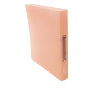 Exacompta - Réf. 54977E - 1 classeur semi-rigide PP Chromaline - 2 anneaux ronds diamètre 30 mm - Dos 40 mm - Dimensions extérieures : 32 x 25 cm - Format à classer A4 - Coloris corail