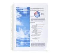 Exacompta - Ref 5507E - PP Expanding Punched Pockets - Suitable for Holding A4 D