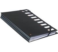 Exacompta Trieur Harmonika Exactive 55334e - 9 compartiments - dos extensible - noir