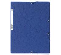 Exacompta - Réf. 55515E - 1 chemise à élastiques - pochette 3 rabats - en carte lustrée 400 g/m2 - dimensions 24 x 32 cm pour documents au format A4 - couleurs aléatoires