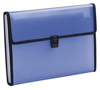 Exacompta - Réf. 55989E - 1 trieur valisette Chromaline - dos extensible - couverture et intérieur PP - fermeture par bouton poussoir - 13 compartiments - dim 33x25 cm - pour A4 - couleurs aléatoires