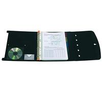 Exacompta - Réf. 56034E - Carton de 5 classeurs de présentation Exashow - en polypro rigide - format paysage A4 - avec 4 anneaux de 30 mm livré avec 20 pochettes - présentation en chevalet ou à plat