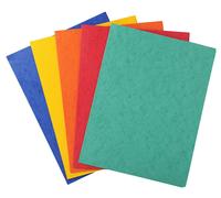 Exacompta - Ref. 56400E - Pack of 10 simple folders without elastic with 3 flaps