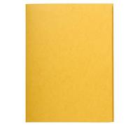 EXACOMPTA Chemise simple 3 rabats, A4, carton, jaune G