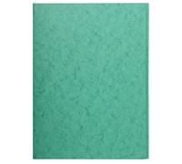 EXACOMPTA Chemise simple sans élastique avec 3 rabats carte lustrée 400gm2 - A4 - Vert
