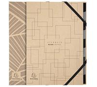 Exacompta - Réf. 56747E - Trieur Harmonika Eterneco avec dos extensible 9 compartiments fabrication issue de matières végétales, pâte de bois et huile végétale - pour documents A4 - Visuels Aléatoires