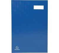 Exacompta Parapheur 57022E – 20 compartiments – Dos à soufflets toilé – 24x35 cm – Bleu