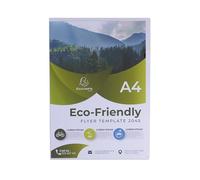 Exacompta - Réf. 58320E - Carton de 1000 pochettes coins FOREVER - PP grainé recyclé belle transparence - Dimensions : 22 x 31 cm - Format à classer A4 - Coloris cristal