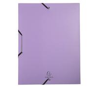 Exacompta - Réf. 59279E - 1 Boite de classement avec élastiques Kreacover Pastel - en polypropylène - dos 40 mm - dimensions 25x33 cm pour documents au format A4 - couleurs aléatoires - livrée montée