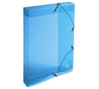 Exacompta Boîte de classement Crystal Réf. 59610E – PP Dos 4 cm 25×33 cm A4 couleur aléatoire