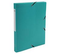 Exacompta - Réf. 59683E - 8 boites de classement avec élastiques Opak - en polypropylène - dos 2,5 cm - dimensions 25 x 33 cm - pour format A4 - couleur vert - livrées montées