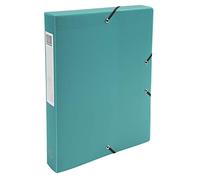Exacompta - Réf. 59783E - 8 boites de classement avec élastiques Opak - en polypropylène - dos 4 cm - dimensions 25 x 33 cm - pour format A4 - couleur vert - livrées montées