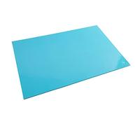 Exacompta - Réf. 60162D - 1 sous-mains en carton Aquarel - Compatible avec des souris optiques et laser - Format Wide grande longueur et courte profondeur - Dim 585x385x5 mm - Couleur Bleu pastel
