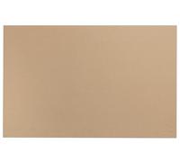 Exacompta - Réf. 60602D - Lot de 8 Sous-main en carton rigide OfficeByMe - compatible avec des souris optiques et laser - Format Wide grande longueur et courte profondeur - 57,5 x 37,5cm - beige
