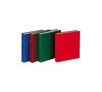 Exacompta - Réf. 620E - Carton de 20 classeurs PP rigide - 2 anneaux - Dos 3,4 cm - Dimensions extérieures : 23 x 21,5 cm - Format à classer écolier 22 x17 cm - Couleurs assorties