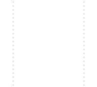 Exacompta - Réf. 62131E - 1000 feuilles de listing blanc 240mm x 11-1 pli papier 70g - Bandes Caroll détachables - Microperforation 4 côtés - Couleur blanc