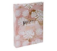 Exacompta - Réf. 62223E - Album photos à pochettes PASTEL TROPIC - 300 photos 10x15 cm - 100 pages - Format 22,5x32,5 cm - albums imprimés avec un marquage rosé sur la couverture