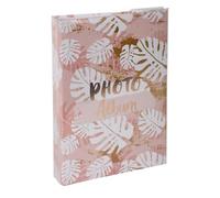 Exacompta - Réf. 62223E - Carton de 2 albums photos à pochettes PASTEL TROPIC - 300 photos 10x15 cm - 100 pages - Format 22,5x32,5 cm - imprimés avec un marquage rosé sur la couverture