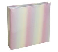 Exacompta - Réf. 62442E - Carton de 2 albums photos à pochettes CANDY - 200 photos 10x15cm - 100 pages - format 22,5 x 22 cm - couverture arc en ciel à paillettes avec un protège cahier