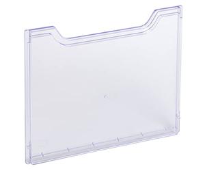 Exacompta - Réf. 64058D - 1 plaque de recouvrement A4 orientation horizontale - Extensible à volonté - Capacité maximale par case de 26 mm - Dimensions : 6 x 32,7 x 18,8 cm - Cristal