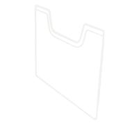 EXACOMPTA Plaque de recouvrement verticale A4 - Cristal