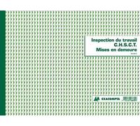 PIQURE 24X32CM - INSPECTION DU TRAVAIL C.H.S.C.T. ET MISES EN DEMEURE 16PAGES