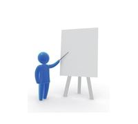 Exacompta - Réf. 66651E - Carton de 5 recharges papier pour tableaux de conférence - papier standard - 40 feuilles microperforées imprimées recto - réglure 25 x 25 mm - 65 x 100 cm - certifié FSC