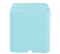 Exacompta - Réf. 67763D - 1 pot à crayons PEN-CUBE Aquarel - Avec 2 compartiments de taille et de hauteur différentes - dimensions 7,4 x 7,4 x 9,3 cm - couleur vert pastel