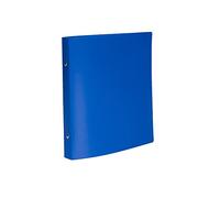 Exacompta - Réf. 690E - Classeur souple PP opaque - 2 anneaux ronds diamètre 15 mm - Dos 20 mm - Dimensions extérieures : 23 x 20 cm - Format à classer écolier 22x17cm - 8 couleurs aléatoires